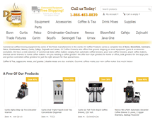 Tablet Screenshot of dccoffeeproducts.com